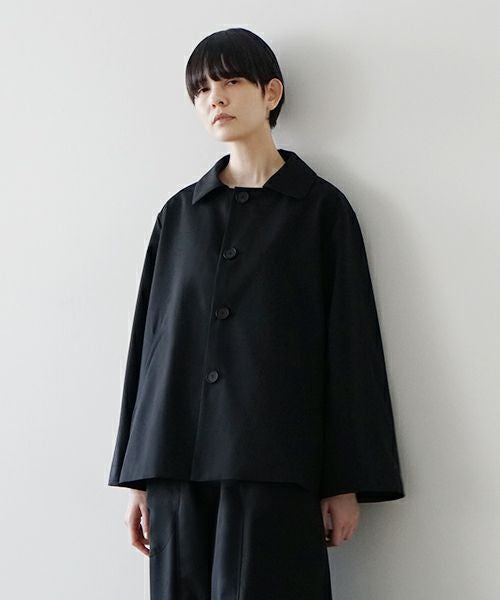  Mochi モチ a-line jacket [black] ma25-co-01