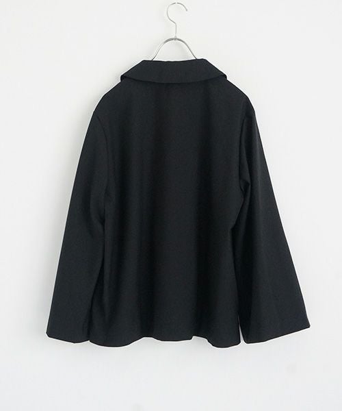  Mochi モチ a-line jacket [black] ma25-co-01
