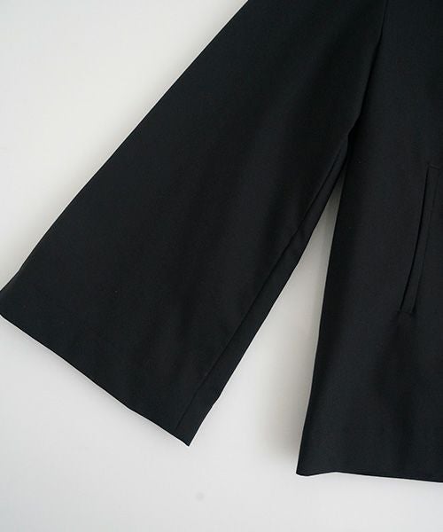  Mochi モチ a-line jacket [black] ma25-co-01