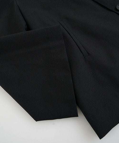  Mochi モチ a-line jacket [black] ma25-co-01