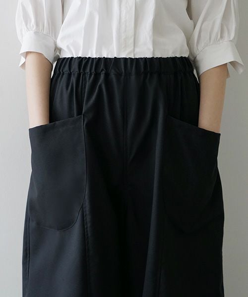 Mochi モチ sarouel pants [black] ma24-pt-02