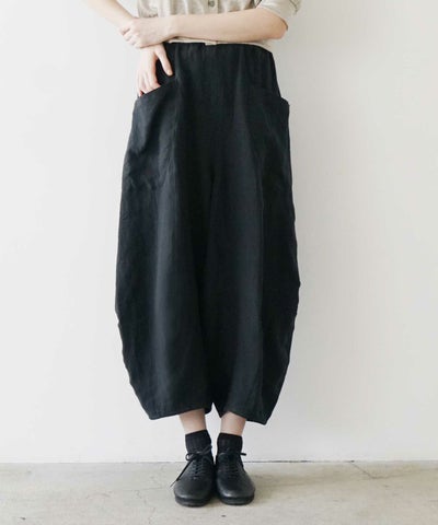 Mochi モチ sarouel pants [black]ma24-pt-02