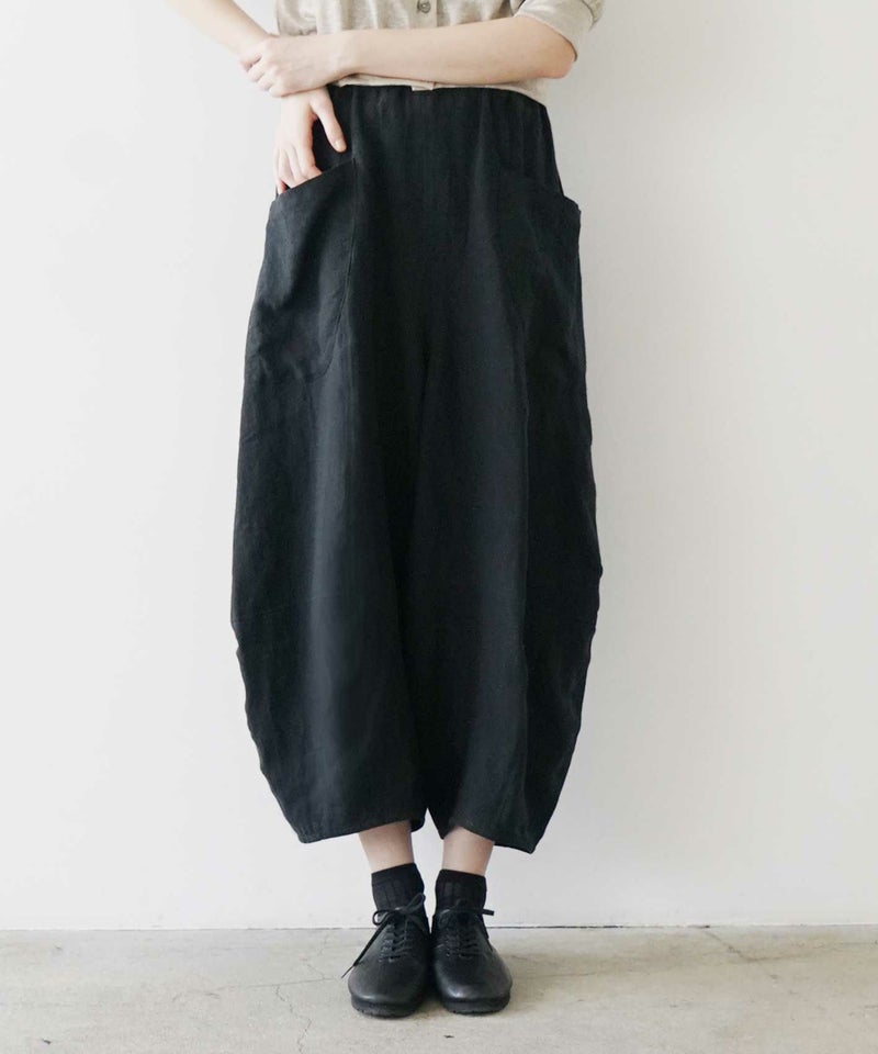 Mochi モチ sarouel pants [black]ma24-pt-02