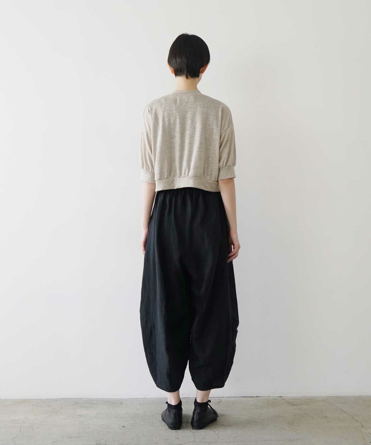 Mochi モチ sarouel pants [black]ma24-pt-02