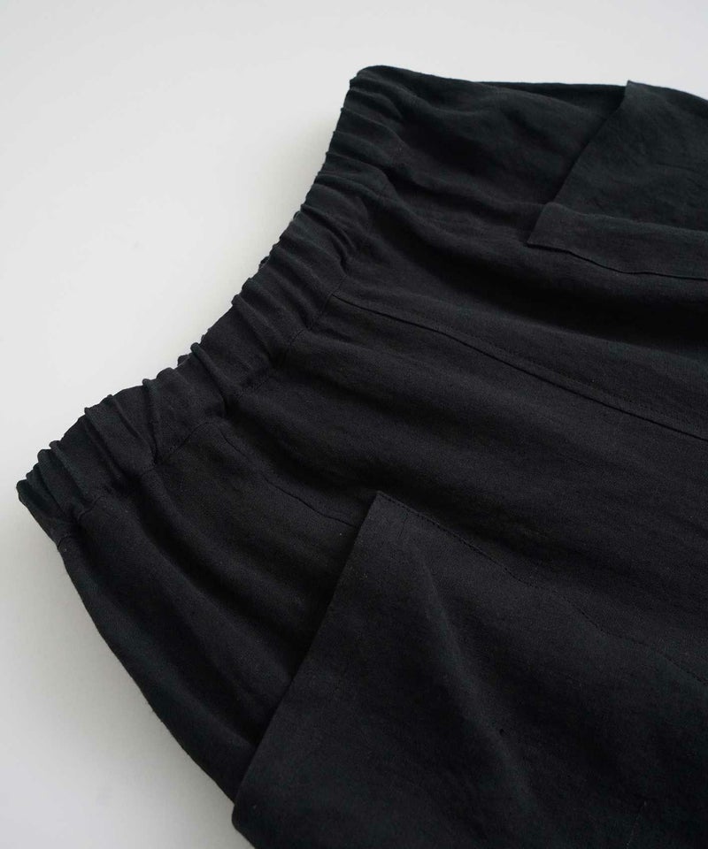 Mochi モチ sarouel pants [black]ma24-pt-02