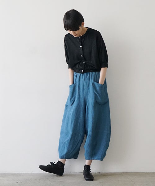 Mochi モチsarouel pants [cerulean blue] ma24-pt-02