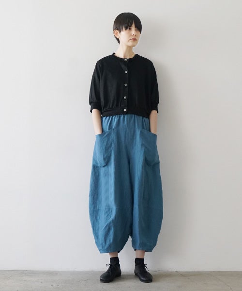 Mochi モチsarouel pants [cerulean blue] ma24-pt-02
