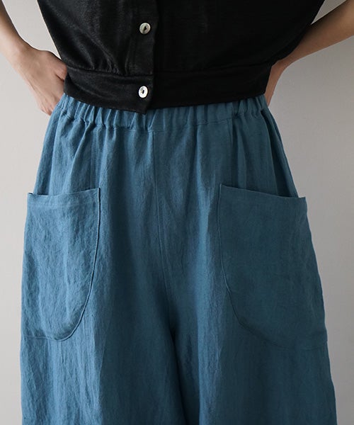 Mochi モチsarouel pants [cerulean blue] ma24-pt-02