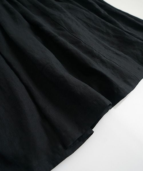 Mochi モチ panel tuck dress [black]ms22-op-05