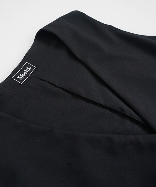 Mochi / モチvest dress [black]ma21-op-04