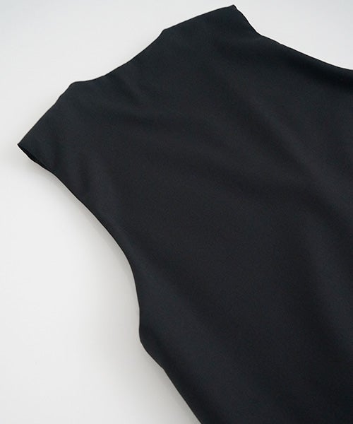 Mochi / モチvest dress [black]ma21-op-04