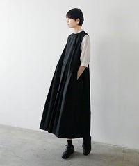 モチa-line sleeveless dress [black]ma25-op-01 