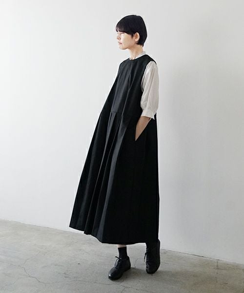 モチa-line sleeveless dress [black]ma25-op-01 