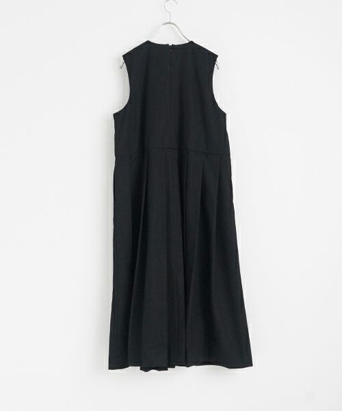 モチa-line sleeveless dress [black]ma25-op-01 