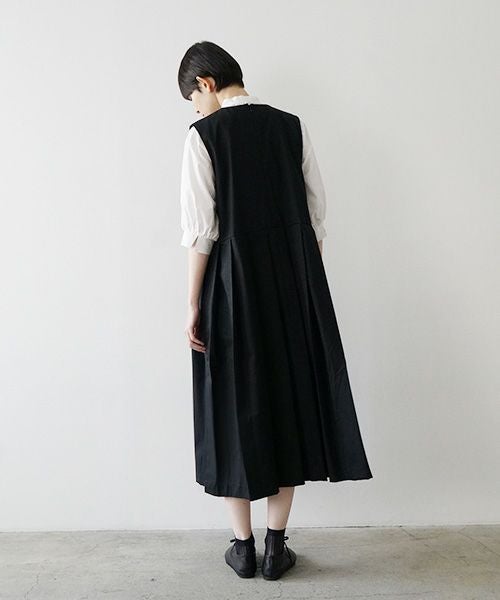 モチa-line sleeveless dress [black]ma25-op-01                                            モチa-line sleeveless dress [black]ma25-op-01                                    