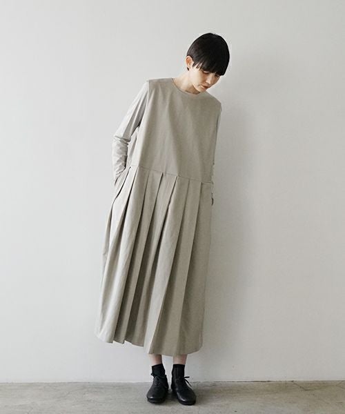 Mochi / モチa-line sleeveless dress [chalk]ma25-op-01