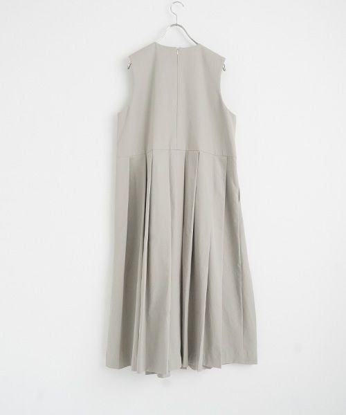 Mochi / モチa-line sleeveless dress [chalk]ma25-op-01