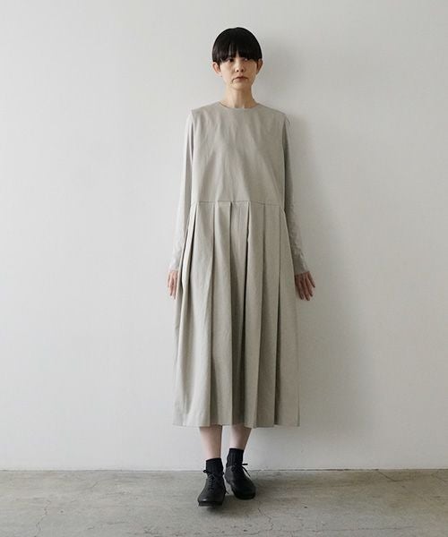 Mochi / モチa-line sleeveless dress [chalk]ma25-op-01