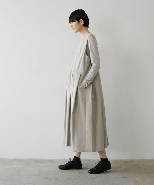 Mochi / モチa-line sleeveless dress [chalk]ma25-op-01