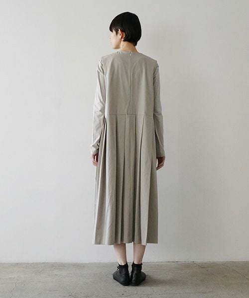 Mochi / モチa-line sleeveless dress [chalk]ma25-op-01