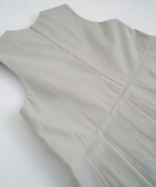 Mochi / モチa-line sleeveless dress [chalk]ma25-op-01