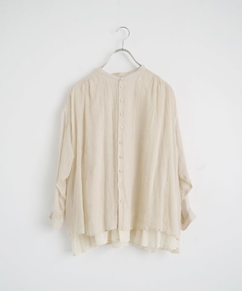 suzuki takayukiスズキタカユキlayered blouse [S261-09/mist white]