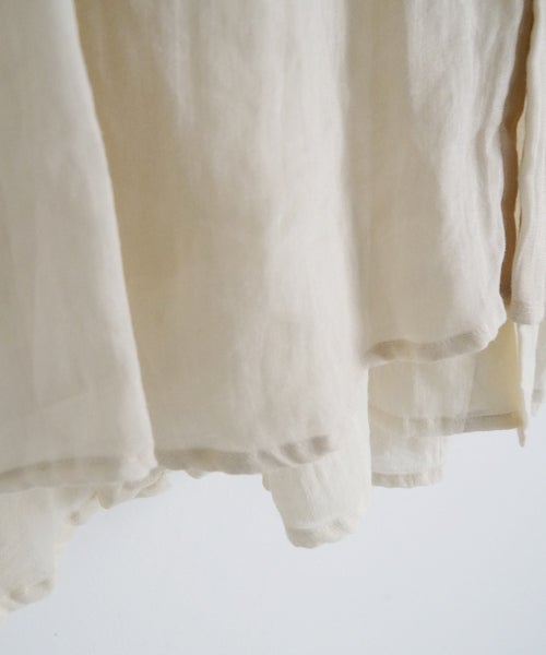 suzuki takayukiスズキタカユキlayered blouse [S261-09/mist white]