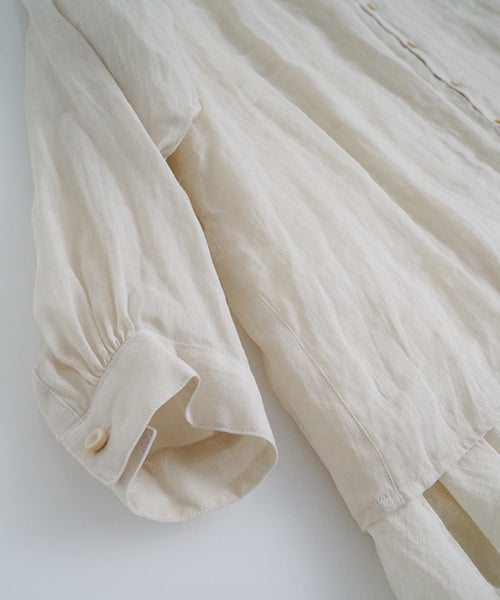 suzuki takayukiスズキタカユキlayered blouse [S261-09/mist white]