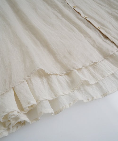 suzuki takayukiスズキタカユキlayered blouse [S261-09/mist white]