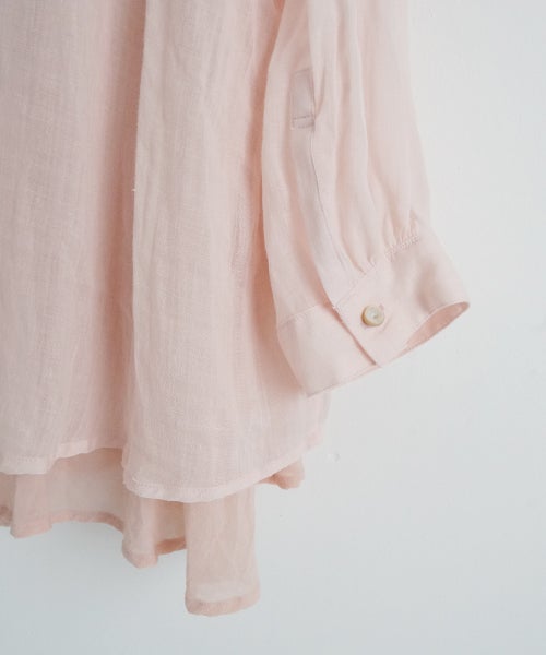  suzuki takayukiスズキタカユキlayered blouse [S261-09/pale peach]