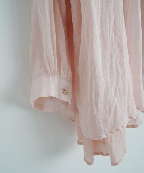  suzuki takayukiスズキタカユキlayered blouse [S261-09/pale peach]