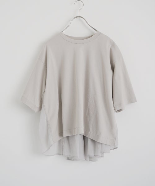 suzuki takayukiスズキタカユキcombination t-shirt [S261-22/frosty beige]