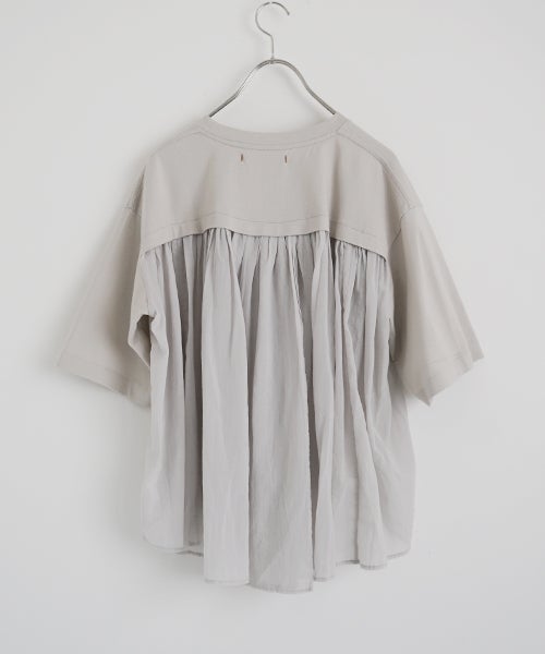 suzuki takayuki スズキタカユキ turtle-neck t-shirt ［s251-02/ICE GRAY]