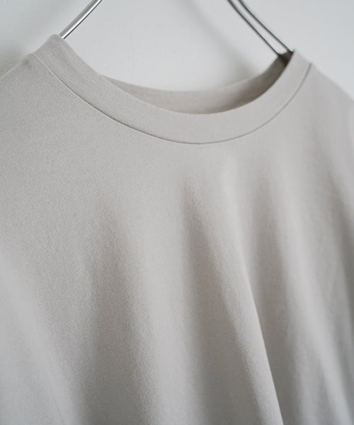 トップス suzuki takayuki knitted t-shirt beige suzuki takayuki スズキタカユキ turtle-neck t-shirt ［s251-02/ICE GRAY]