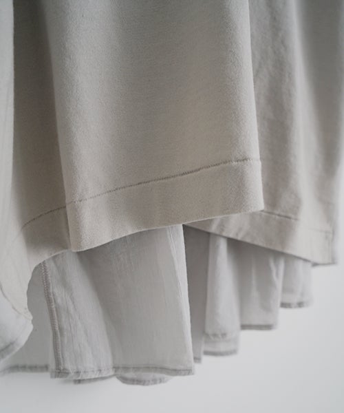 suzuki takayuki スズキタカユキ turtle-neck t-shirt ［s251-02/ICE GRAY]