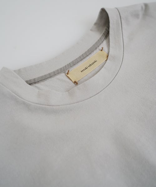 suzuki takayuki スズキタカユキ turtle-neck t-shirt ［s251-02/ICE GRAY]