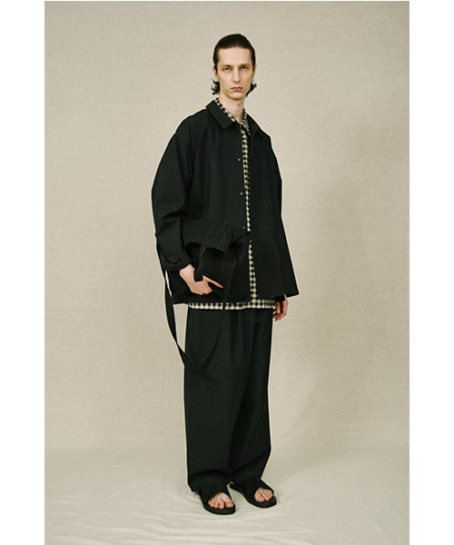 OKO SAKAMOTOヨーコサカモトRESEARCHER BAG LARGE　[STRIPE/YS - 26SS - BAG - LCS - L]トートバッグ