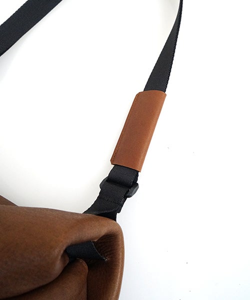 macromauro マクロマウロDEER LEATHER TONYBOB[brown]ディアレザートニーボブミニ がま口ショルダーバッグ