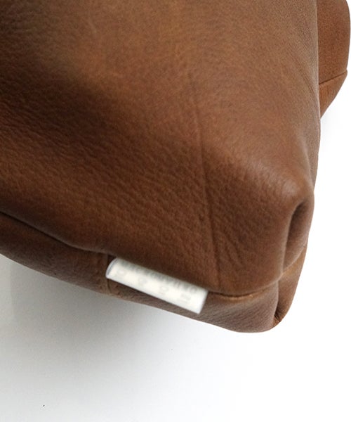 macromauro マクロマウロ<br>DEER LEATHER GANMA MINI [brown]<br>ディアレザー ガンマミニ がま口ショルダーバッグ