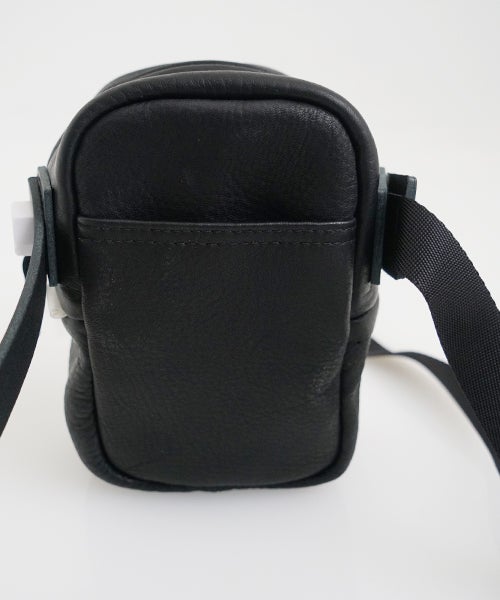 macromauro マクロマウロDEER LEATHER BOX BAG S black