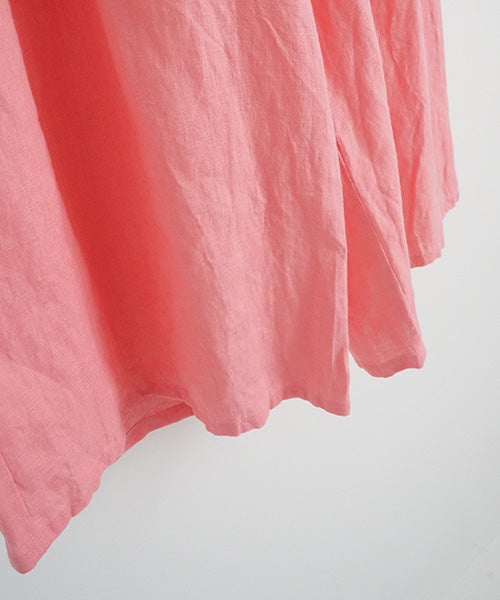 uzuki takayukiスズキタカユキgarthered pants II [S261-26ss/pink]ギャザーパンツ