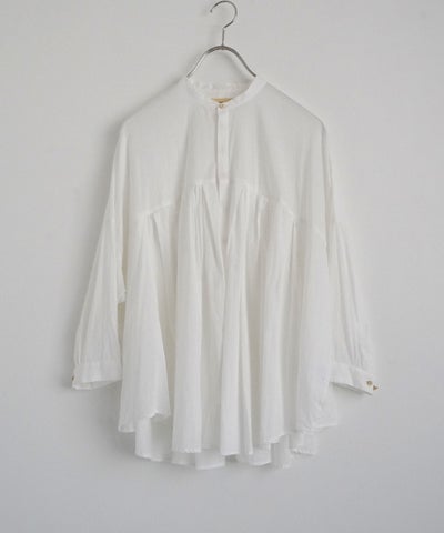  suzuki takayukiスズキタカユキtucked cape blouse [S261-19/off white]
