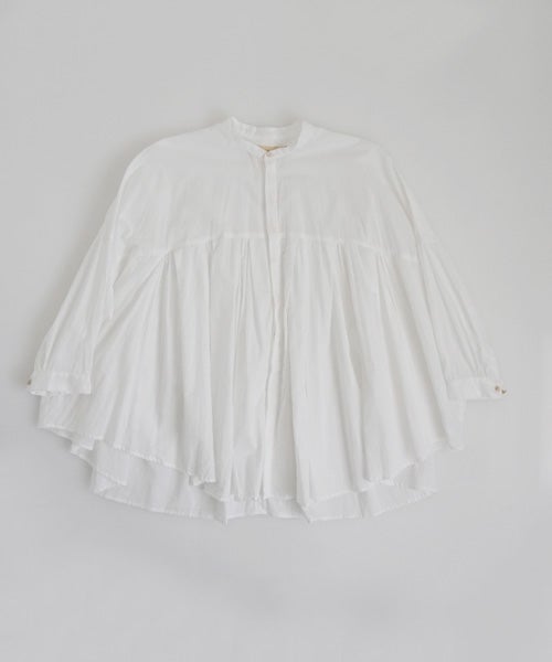  suzuki takayukiスズキタカユキtucked cape blouse [S261-19/off white]