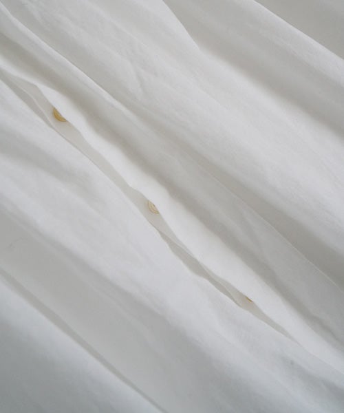  suzuki takayukiスズキタカユキtucked cape blouse [S261-19/off white]