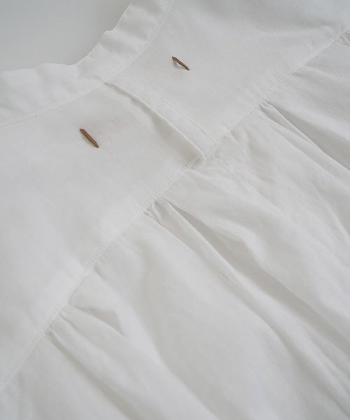  suzuki takayukiスズキタカユキtucked cape blouse [S261-19/off white]