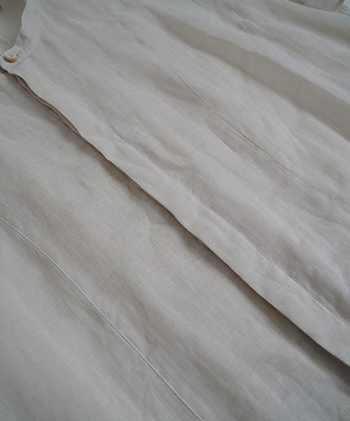 suzuki takayukiスズキタカユキband-sleeve dress [S261-23/mist white］バンドスリーヴドレス