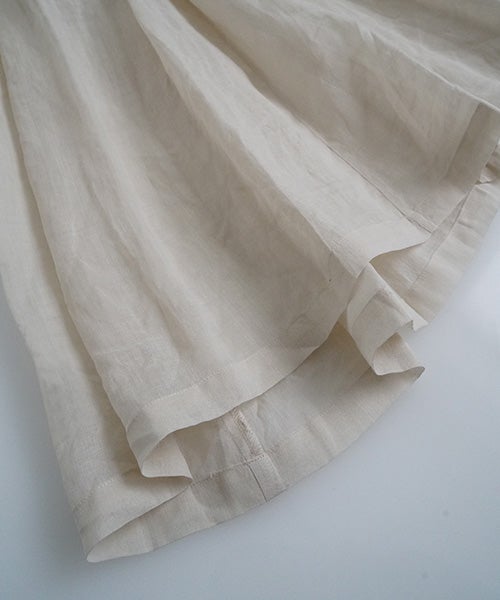 suzuki takayukiスズキタカユキband-sleeve dress [S261-23/mist white］バンドスリーヴドレス