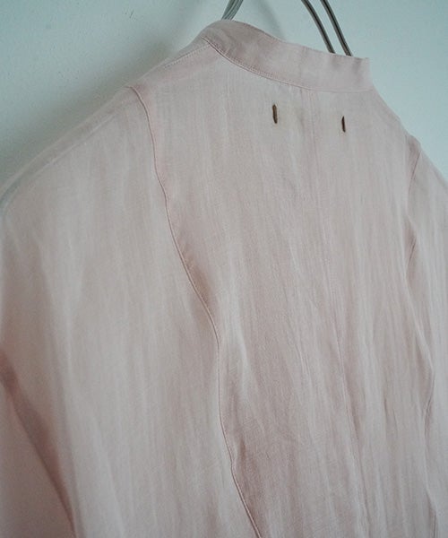  suzuki takayukiスズキタカユキband-sleeve dress [S261-23/pale peach blossom］バンドスリーヴドレス 