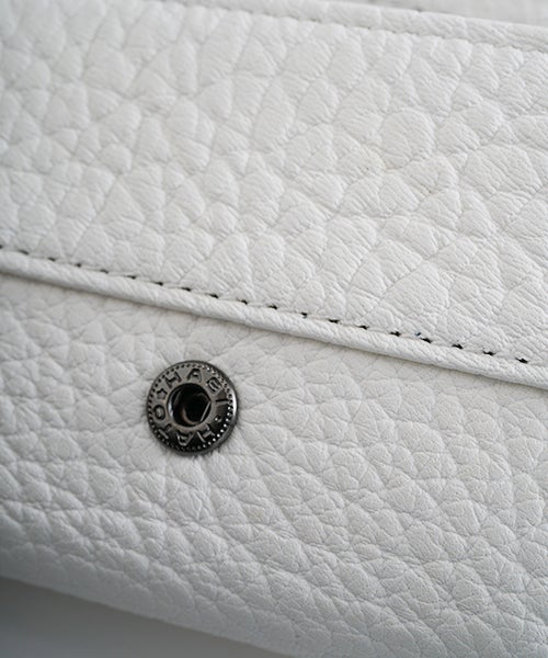 VU PRODUCTB12 mini walletdeer leather /white