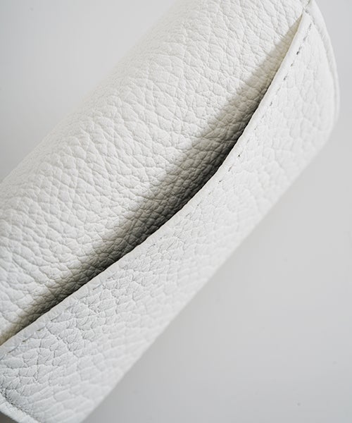 VU PRODUCTB12 mini walletdeer leather /white